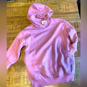 NWT 💎 Gap Kids girls pink and gold sparkle hooded sweatshirt